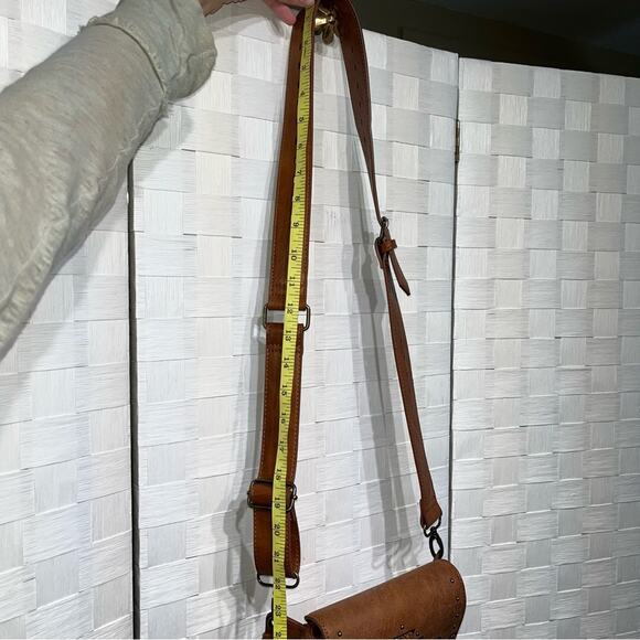 CatchFly Studios Boho Western Crossbody Purse Fringe Braided Tassel Rodeo - Picture 12 of 16